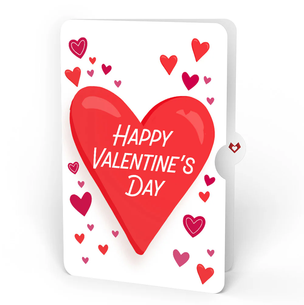 You Light Up My Life Valentine Light-Up Pop-Up Card and Big Sweet Heart Sentiment Set - Image 4