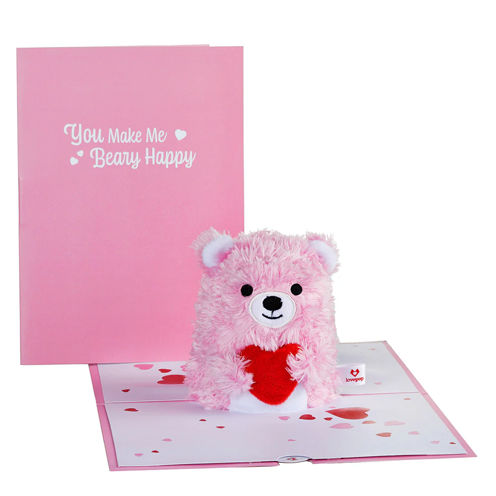 'You Make Me Beary Happy' Plushpop Card - Image 7