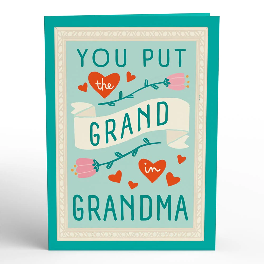 You Put the Grand in Grandma Pop-Up Card - Image 4