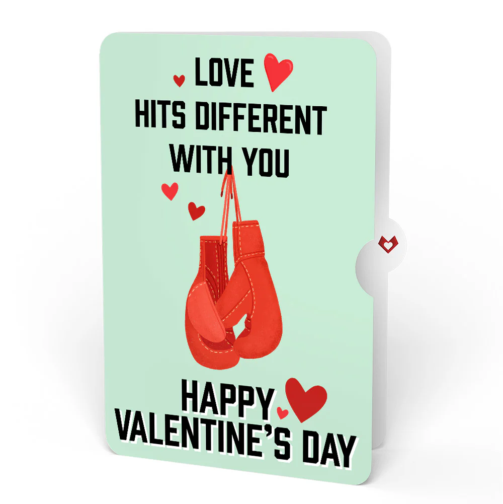 You're a Knock Out Valentine Pop-Up Card and Sentiment Set - Image 4