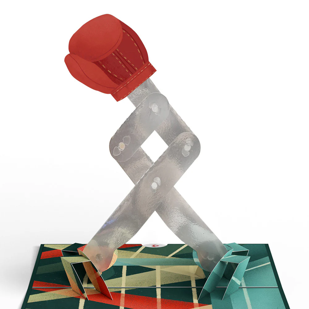 You're a Knock Out Valentine Pop-Up Card and Sentiment Set for Husband - Image 3