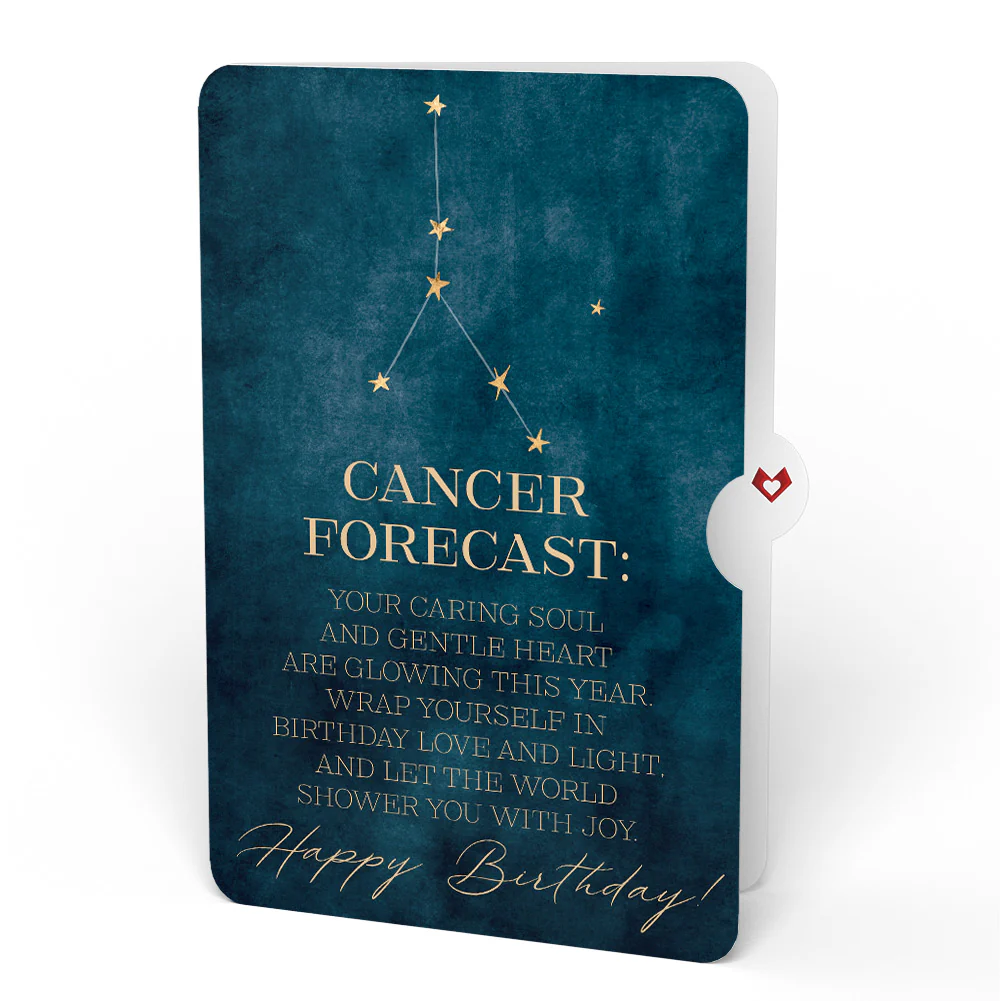 You're a Star Birthday Pop-Up Card and Cancer Zodiac Sentiment Set - Image 4