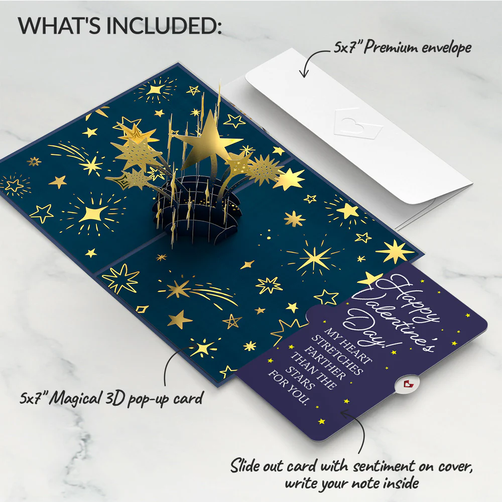 You're a Star Valentine Pop-Up Card and Sentiment Set - Image 2